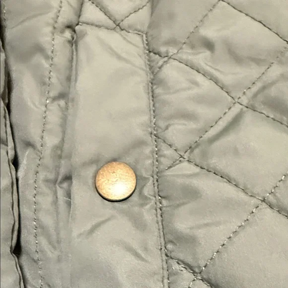 Lands end XS women’s Olive Quilted Jacket - Picture 3 of 5